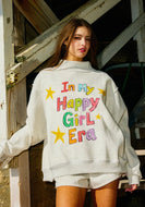 2 in 1 Reversible mock neck - Happy Girl Era/ Lucky Girl Era