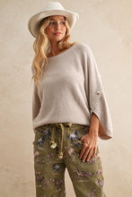 Load image into Gallery viewer, Soft whisper relaxed textured pullover
