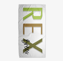 Load image into Gallery viewer, Personalized name and middle name beach towel - Preorder (two weeks from order date)
