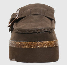 Load image into Gallery viewer, Outwoods- Chocolate Brown Chunky Platform Slip On Mule SUNDAY-2
