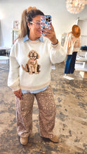Load image into Gallery viewer, Cream cute pup sweater
