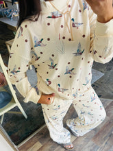 Load image into Gallery viewer, Mallard polka dot mock neck two piece set
