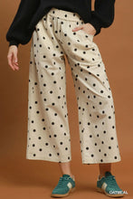 Load image into Gallery viewer, UMGEE Oatmeal polka dot cropped trouser
