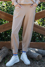 Load image into Gallery viewer, Taupe Ribbed luxury Ribbed cocoon pants
