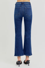 Load image into Gallery viewer, PLUS RISEN JEANS- Tummy Control  High Rise dark wash cropped kick flare RDP5946X
