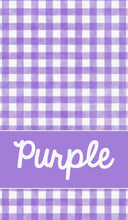 Load image into Gallery viewer, Personalized Gingham Beach Towel - ( 2 weeks from order)

