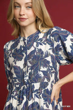 Load image into Gallery viewer, Teresa - Umgee Blue floral print ankle length dress
