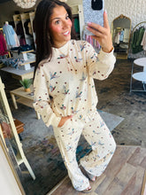 Load image into Gallery viewer, Mallard polka dot mock neck two piece set
