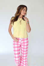 Load image into Gallery viewer, POPPY &amp; PINE - Cotton Candy Vibrant Gingham jeans
