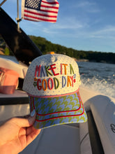 Load image into Gallery viewer, Make it a good day dotty hat- Poppy &amp; Pine
