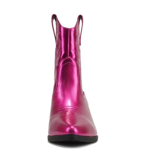 Metallic Magenta Western booties- blazing-s