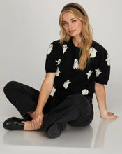 Load image into Gallery viewer, Little Ghost studded detail sweater
