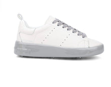 Load image into Gallery viewer, Vintage Havana- Liquid sole white and gray sneakers
