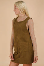 Load image into Gallery viewer, ZAIRA- Corduroy mini dress
