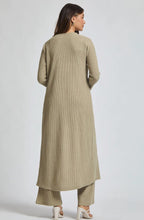Load image into Gallery viewer, Julie- Three piece Mocha Waffle knit set
