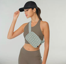 Load image into Gallery viewer, CC- Sage Quilted Puffer Fanny Pack
