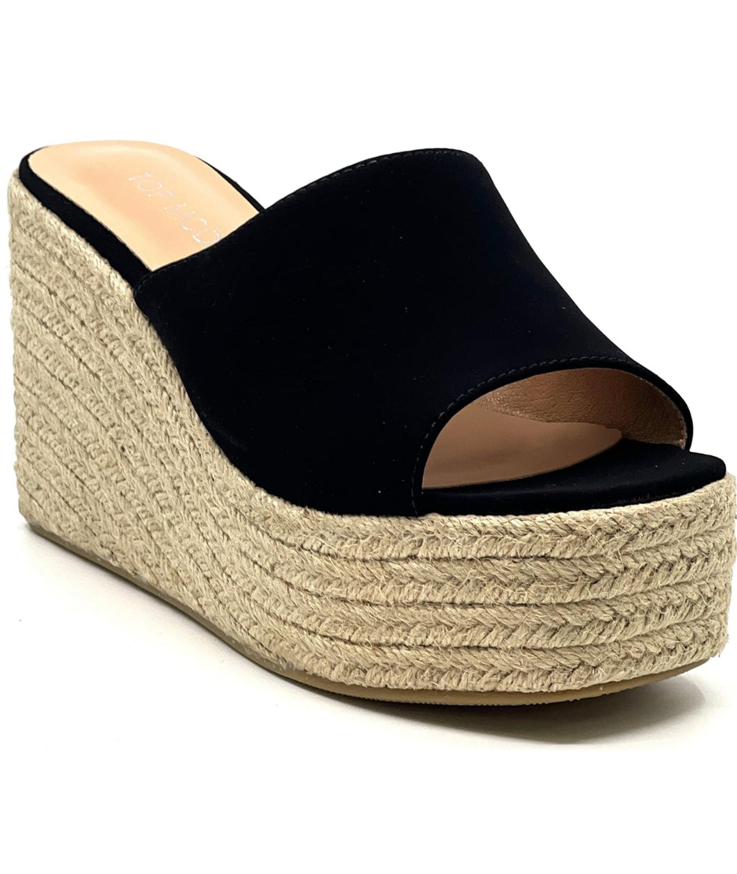 Black wedge espadrille -Webster-20