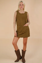 Load image into Gallery viewer, ZAIRA- Corduroy mini dress
