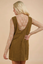 Load image into Gallery viewer, ZAIRA- Corduroy mini dress
