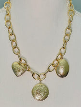 Load image into Gallery viewer, Triple locket necklace
