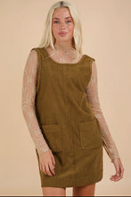 Load image into Gallery viewer, ZAIRA- Corduroy mini dress
