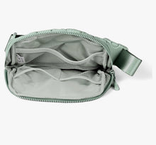 Load image into Gallery viewer, CC- Sage Quilted Puffer Fanny Pack
