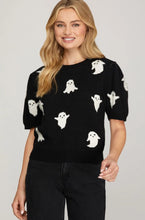 Load image into Gallery viewer, Little Ghost studded detail sweater
