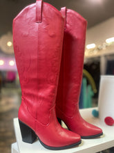 Load image into Gallery viewer, Western Knee high Red boots - Arcade-S
