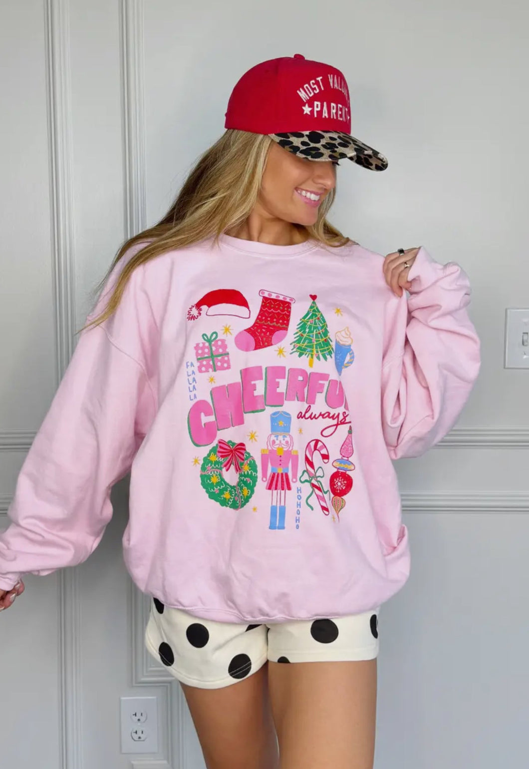 Cheerful always sweatshirt