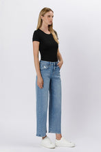 Load image into Gallery viewer, LOVERVET- High waisted cropped Baggy Wide leg jeans
