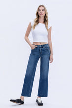 Load image into Gallery viewer, FLYING MONKEY- Medium Wash High Waisted wide leg jeans
