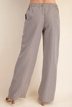 Load image into Gallery viewer, Oxford- Brown Houndstooth Mid Rise Trouser Pants
