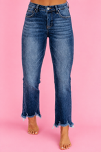 Load image into Gallery viewer, PLUS RISEN Jeans- dark wash jeans
