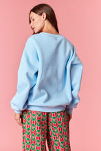Load image into Gallery viewer, Merry Every Thing -Metallic embroidered fleece lined sweatshirt
