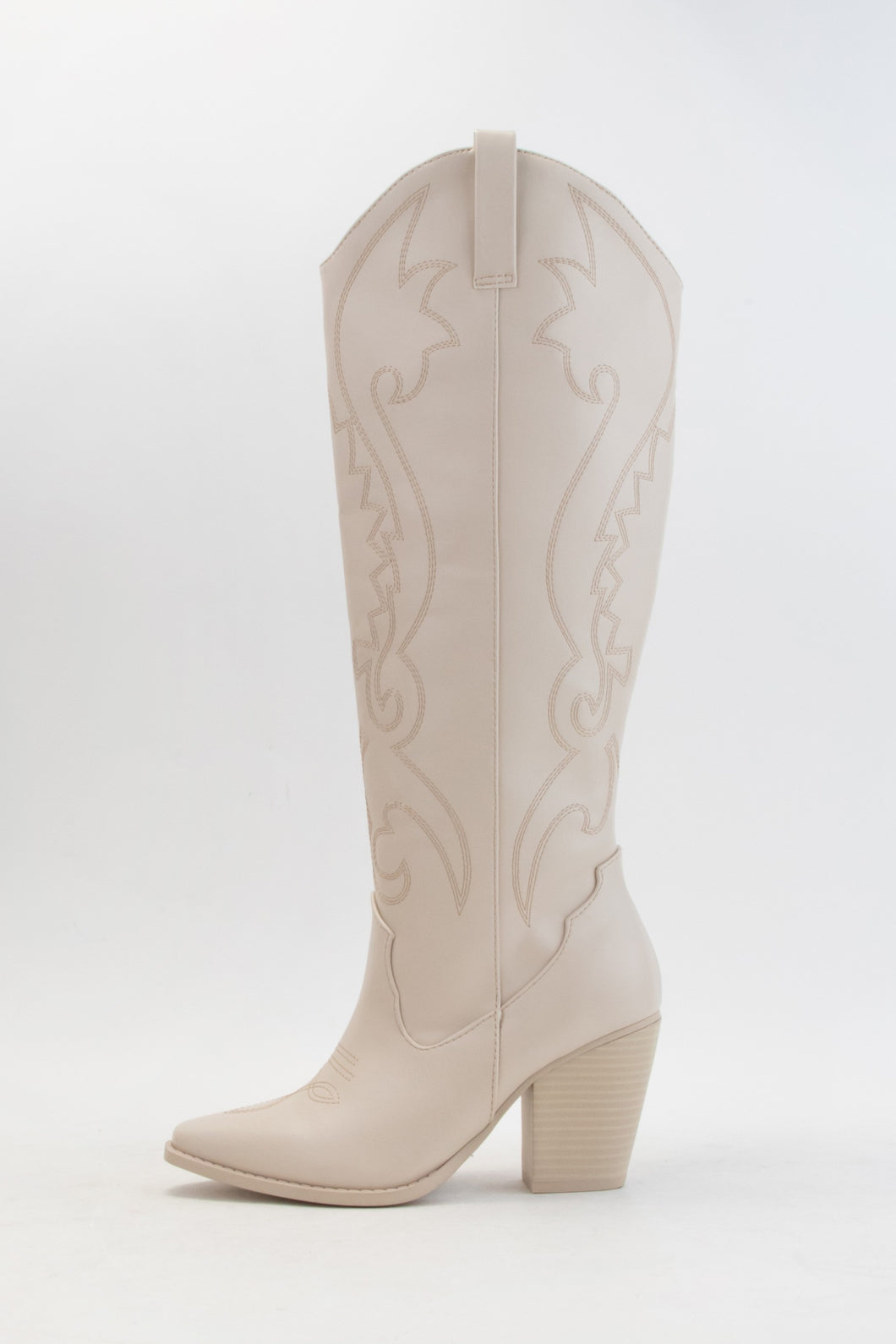 Western Knee high bone boots - Arcade-S