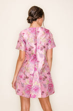 Load image into Gallery viewer, Spring day- Jacquard floral print shift dress - Fancy Collection
