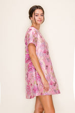 Load image into Gallery viewer, Spring day- Jacquard floral print shift dress - Fancy Collection
