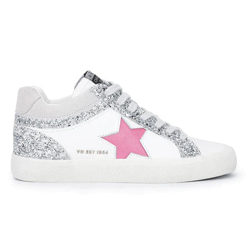 MVintage Havana- Glitter and Pink star white sneaker