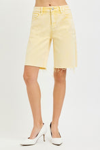 Load image into Gallery viewer, Risen Jeans - Banana yellow Bermuda Jean shorts
