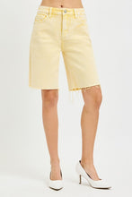 Load image into Gallery viewer, Risen Jeans - Banana yellow Bermuda Jean shorts
