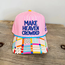 Load image into Gallery viewer, MAKE HEAVEN CROWDED STRIPE HAT

