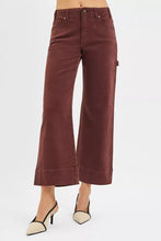 Load image into Gallery viewer, Risen Jeans- cocoa tummy control high rise cropped jeans sale
