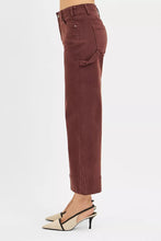 Load image into Gallery viewer, Risen Jeans- cocoa tummy control high rise cropped jeans sale
