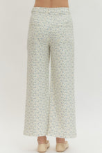 Load image into Gallery viewer, Floral print slim wide leg lightweight
