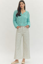 Load image into Gallery viewer, Floral print slim wide leg lightweight
