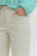 Load image into Gallery viewer, Floral print slim wide leg lightweight
