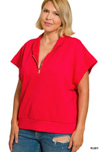 Load image into Gallery viewer, PLUS ruby SCUBA HIGH NECK HALF ZIP
