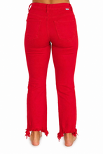 Load image into Gallery viewer, Plus RISEN JEANS SALE - Fiesta distressed hem jeans
