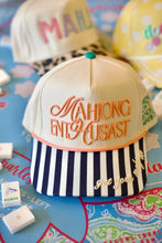 Load image into Gallery viewer, Mahjong enthusiast - Poppy &amp; Pine hat

