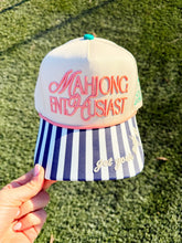 Load image into Gallery viewer, Mahjong enthusiast - Poppy &amp; Pine hat
